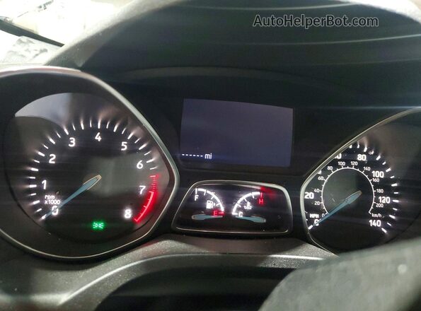 1FMCU9GD3KUB96408 2019 FORD ESCAPE Black Vista del cuadro de instrumentos