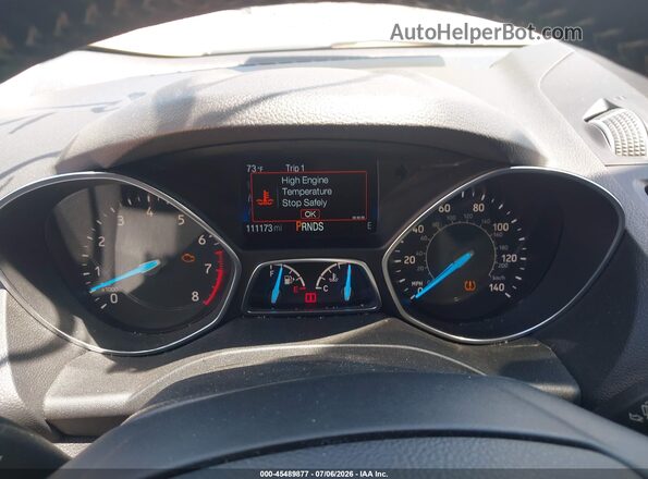 1FMCU9GD3KUB97686 2019 FORD ESCAPE Silver Вид задніх сидінь