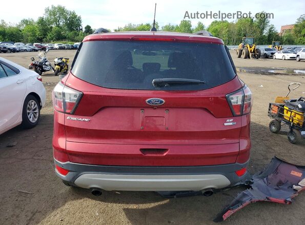 1FMCU9GD4HUA07760 2017 FORD ESCAPE Red Вид ззаду