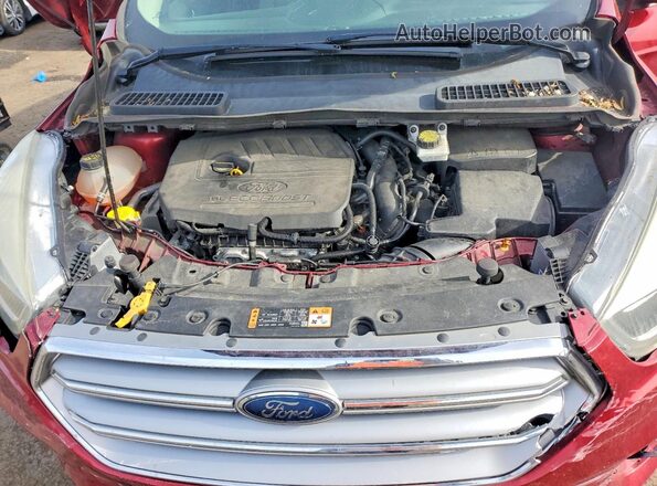 1FMCU9GD4HUA07760 2017 FORD ESCAPE Red Вид підкапотного простору