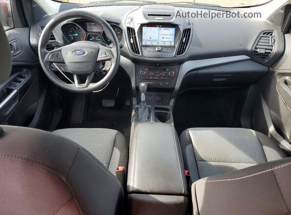 1FMCU9GD4HUA07760 2017 FORD ESCAPE Red Вид панелі приладів