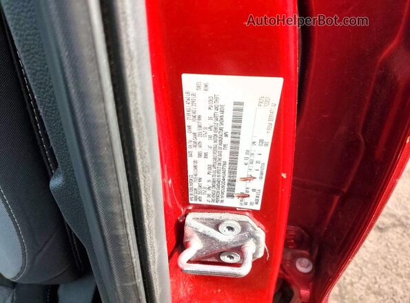 1FMCU9GD4HUA07760 2017 FORD ESCAPE Red Вид наклейки з VIN-кодом