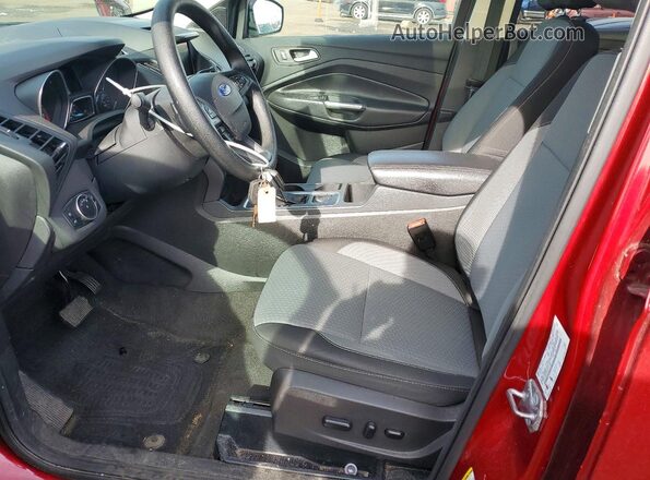 1FMCU9GD4HUA07760 2017 FORD ESCAPE Red Вид салону спереду