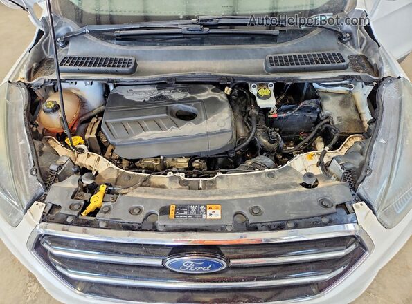 1FMCU9GD4HUA43433 2017 FORD ESCAPE Белый Вид подкапотного пространства