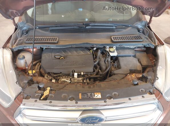 1FMCU9GD4HUB24478 2017 FORD ESCAPE Brown Vista trasera