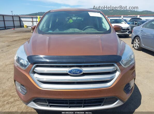 1FMCU9GD4HUB78962 2017 FORD ESCAPE Orange Front view