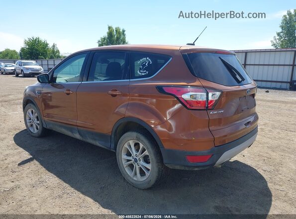 1FMCU9GD4HUB78962 2017 FORD ESCAPE Orange Rear left