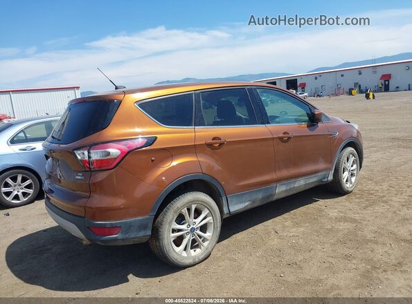 1FMCU9GD4HUB78962 2017 FORD ESCAPE Orange Rear right