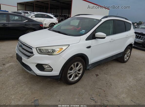 1FMCU9GD4HUB90724 2017 FORD ESCAPE White Առջևի ձախ երեք քառորդ տեսարան