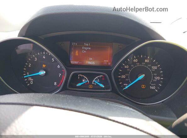 1FMCU9GD4HUC24127 2017 FORD ESCAPE Белый Вид задних сидений