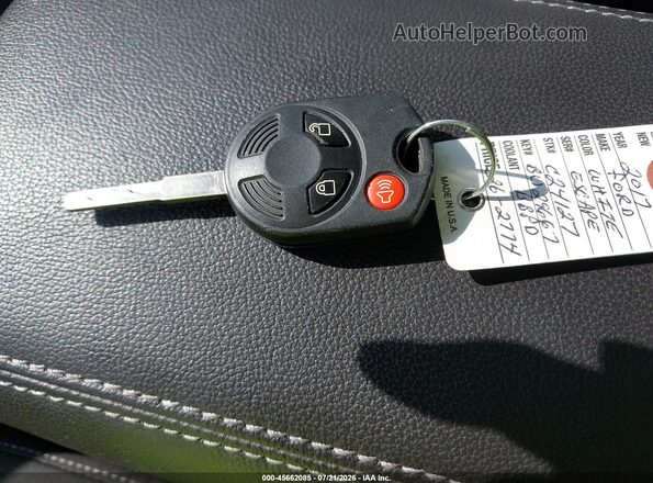 1FMCU9GD4HUC24127 2017 FORD ESCAPE Белый Вид панели приборов