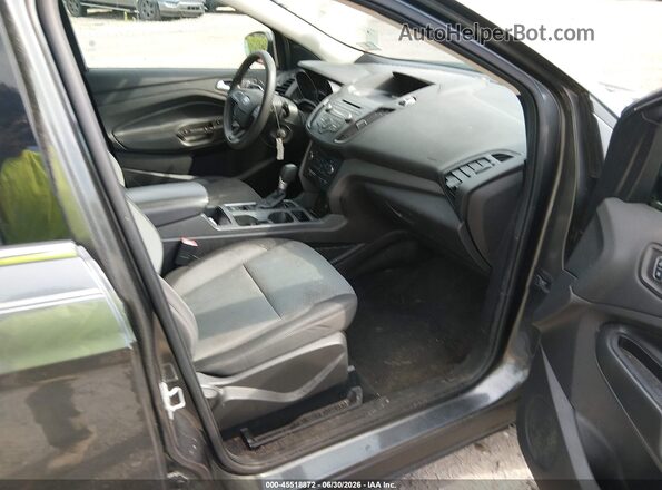 1FMCU9GD4HUC54986 2017 FORD ESCAPE Gray წინა სალონის ხედი