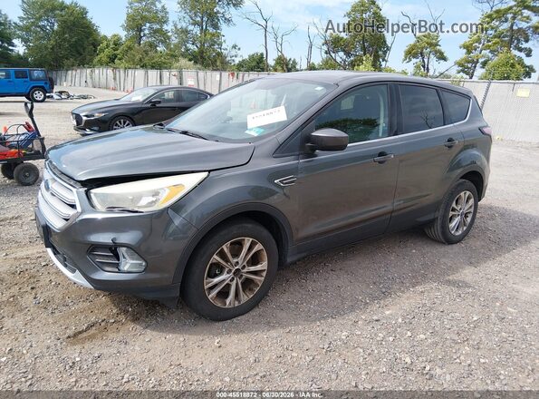 1FMCU9GD4HUC54986 2017 FORD ESCAPE Gray წინა მარცხენა ხედი სამი მეოთხედიდან