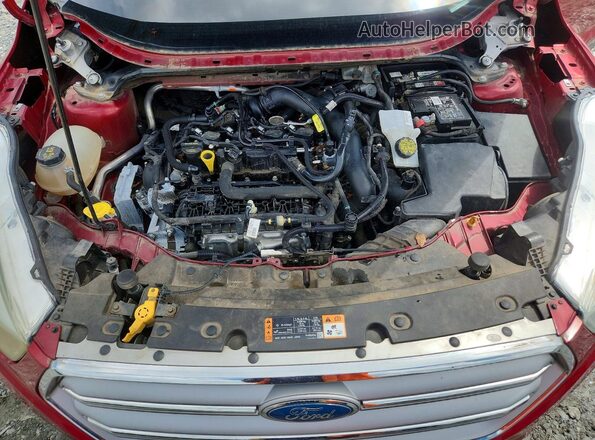 1FMCU9GD4HUC66457 2017 FORD ESCAPE Красный Вид подкапотного пространства