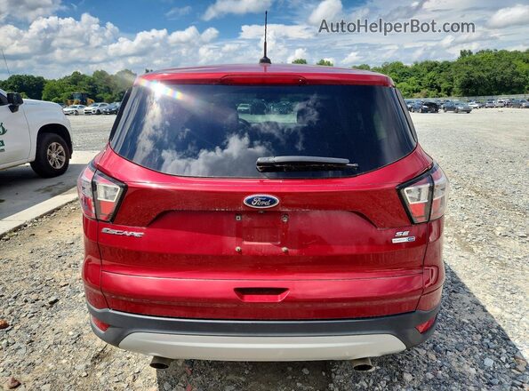 1FMCU9GD4HUC66457 2017 FORD ESCAPE Красный Вид сзади