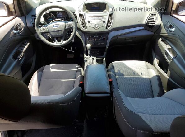 1FMCU9GD4HUC70850 2017 FORD ESCAPE Cream Dashboard view