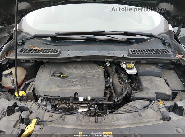 1FMCU9GD4HUD23496 2017 FORD ESCAPE Gray Rear view