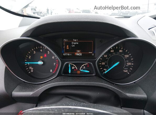 1FMCU9GD4HUD23496 2017 FORD ESCAPE Gray Rear seats view