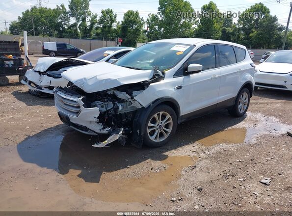 1FMCU9GD4HUF03433 2017 FORD ESCAPE White წინა მარცხენა ხედი სამი მეოთხედიდან