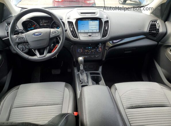 1FMCU9GD4JUA29554 2018 FORD ESCAPE Blue Dashboard view
