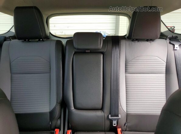 1FMCU9GD4JUA29554 2018 FORD ESCAPE Blue Rear seats view