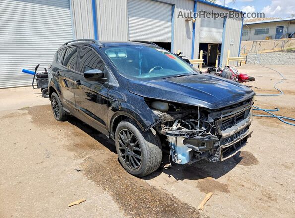 1FMCU9GD4JUA30977 2018 FORD ESCAPE Black Przód prawy