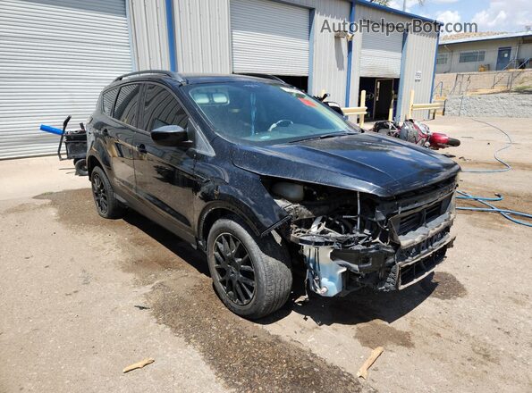 1FMCU9GD4JUA30977 2018 FORD ESCAPE Black Widok wnętrza 360 stopni