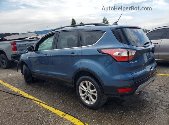 1FMCU9GD4JUA82173 2018 FORD ESCAPE Blue Задня ліва чверть