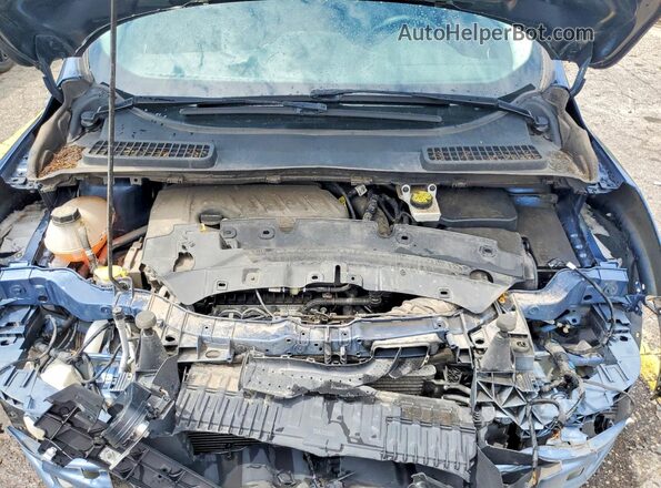 1FMCU9GD4JUA82173 2018 FORD ESCAPE Blue Вид підкапотного простору