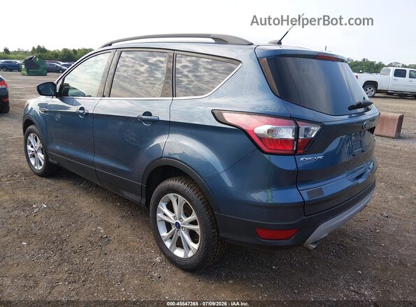 1FMCU9GD4JUA89687 2018 FORD ESCAPE Blue Rear left