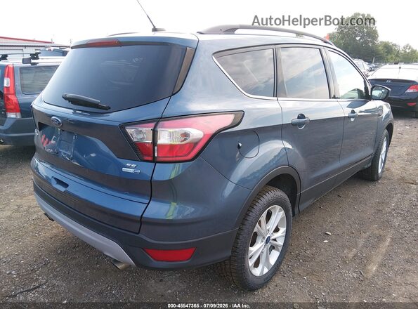 1FMCU9GD4JUA89687 2018 FORD ESCAPE Blue Rear right