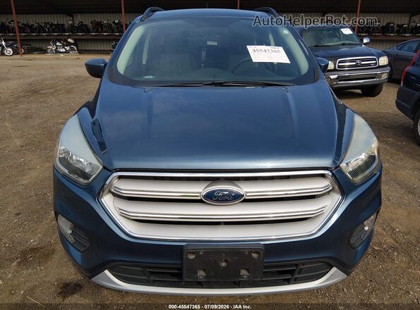 1FMCU9GD4JUA89687 2018 FORD ESCAPE Blue Front view