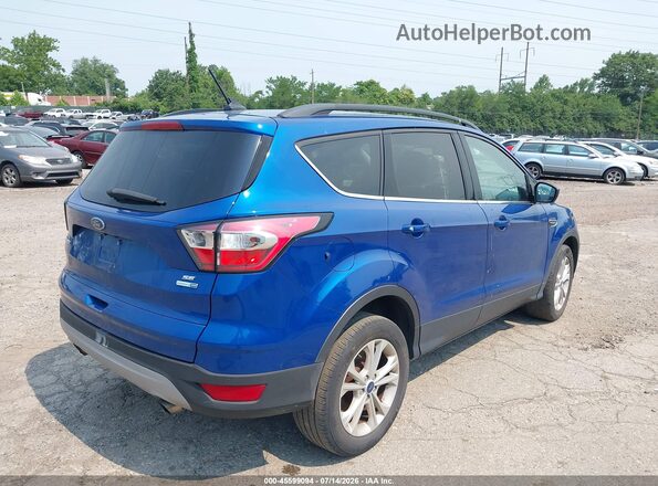 1FMCU9GD4JUB02003 2018 FORD ESCAPE Blue Rear right
