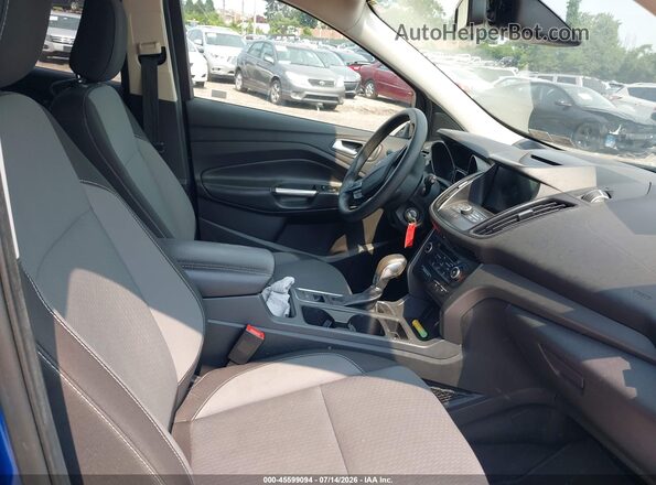 1FMCU9GD4JUB02003 2018 FORD ESCAPE Blue Front interior view