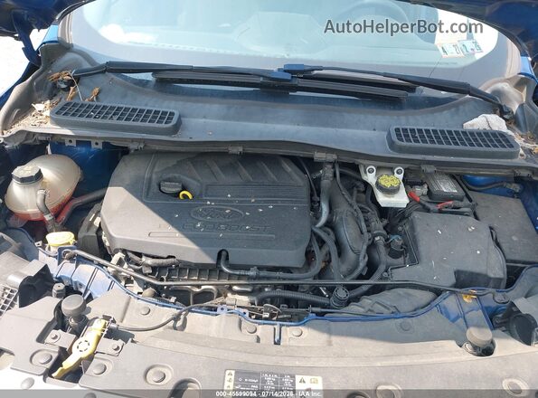 1FMCU9GD4JUB02003 2018 FORD ESCAPE Blue Rear view