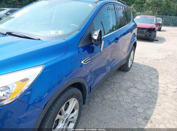 1FMCU9GD4JUB02003 2018 FORD ESCAPE Blue Front view