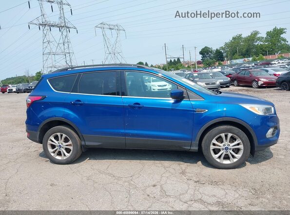 1FMCU9GD4JUB02003 2018 FORD ESCAPE Blue 360 interior view