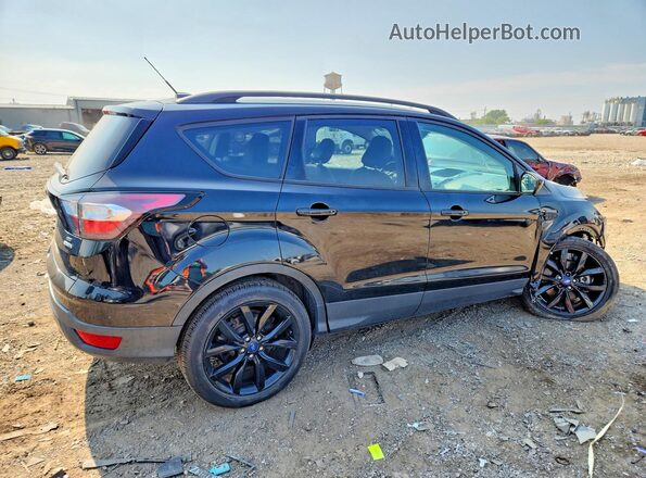 1FMCU9GD4JUB06116 2018 FORD ESCAPE Black უკანა მარჯვენა