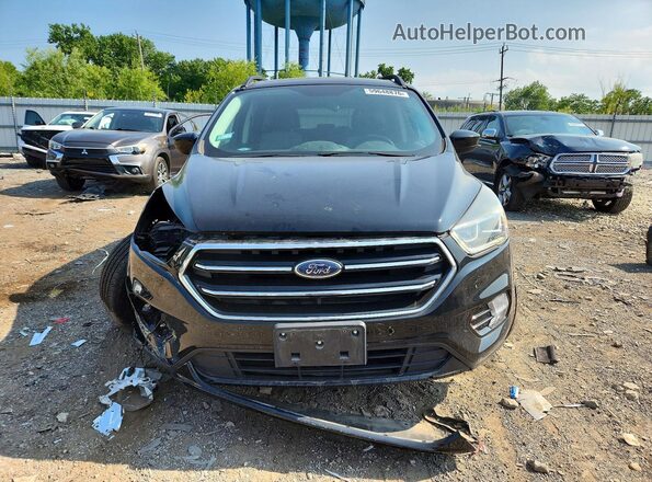 1FMCU9GD4JUB06116 2018 FORD ESCAPE Black წინა ხედი