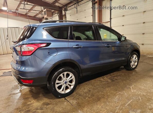 1FMCU9GD4JUB34675 2018 FORD ESCAPE Синий Задняя правая четверть
