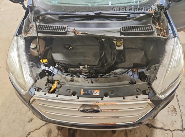 1FMCU9GD4JUB34675 2018 FORD ESCAPE Синий Вид подкапотного пространства