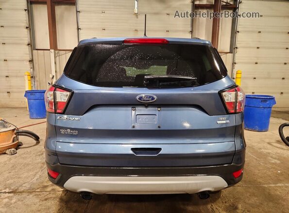 1FMCU9GD4JUB34675 2018 FORD ESCAPE Синий Вид сзади