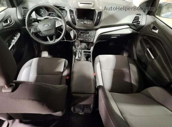 1FMCU9GD4JUB34675 2018 FORD ESCAPE Синий Вид панели приборов