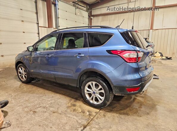 1FMCU9GD4JUB34675 2018 FORD ESCAPE Синий Задняя левая четверть
