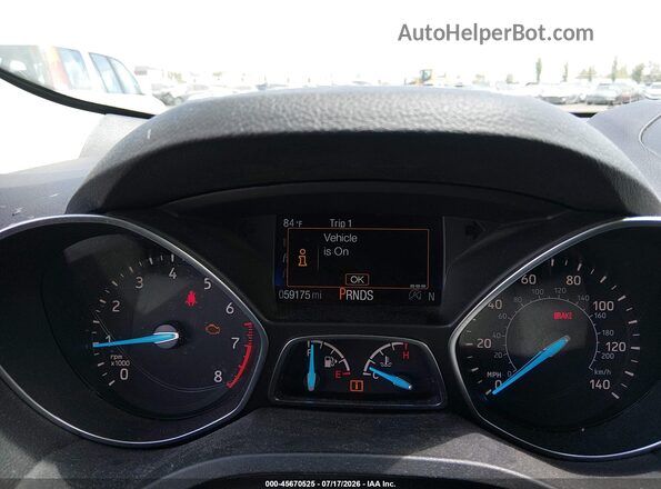 1FMCU9GD4JUB44185 2018 FORD ESCAPE Blue Rear seats view