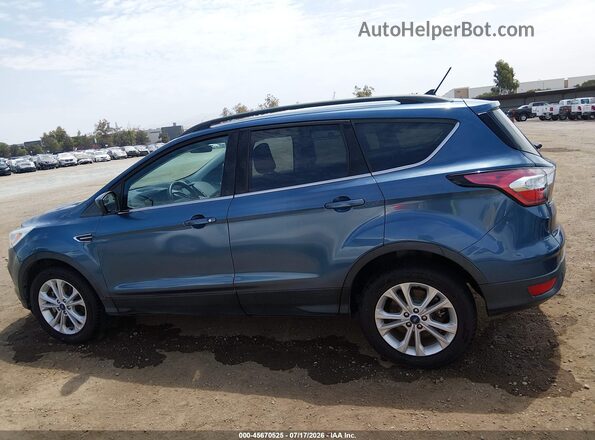 1FMCU9GD4JUB44185 2018 FORD ESCAPE Blue 360 interior view