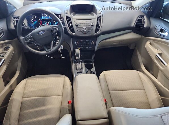 1FMCU9GD4JUB72729 2018 FORD ESCAPE White Widok deski rozdzielczej