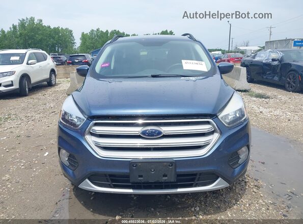 1FMCU9GD4JUB73024 2018 FORD ESCAPE Light Blue Սարքավորումների վահանակի տեսք
