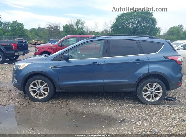 1FMCU9GD4JUB73024 2018 FORD ESCAPE Light Blue Սալոնի 360 աստիճան տեսք