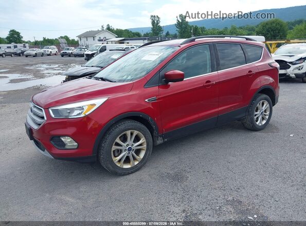 1FMCU9GD4JUC29432 2018 FORD ESCAPE Red Vista tres cuartos delantera izquierda